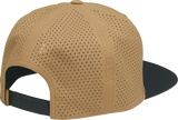 THOR Corp Six-Panel Snapback Hat, Caramel/Black, Part Number 2501-4464