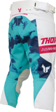 THOR Youth Launchmode Bleach Pants White/Aqua, US 26, Part Number 2903-2625