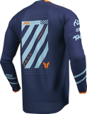 THOR Youth Launchmode Futura Jersey Navy/Orange XL 2912-2601