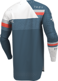 THOR Sportmode League Jersey Blue/White, Large, Part Number 2910-8360