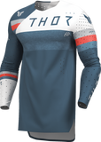 THOR Sportmode League Jersey Blue/White 2XL, Part Number 2910-8362