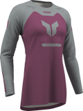 THOR Women's Ridemode Menace Jersey Purple/Gray 2XL, Part Number 2911-0382