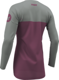 THOR Women's Ridemode Menace Jersey Purple/Gray 2XL, Part Number 2911-0382
