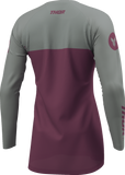 THOR Women's Ridemode Menace Jersey Purple/Gray 2XL, Part Number 2911-0382