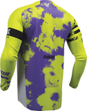THOR Youth Launchmode Bleach Jersey Gray/Acid 2XS, Part Number 2912-2578