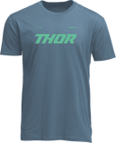 THOR Brave T-Shirt Petrol Blue 5XL, Part Number 3030-25071