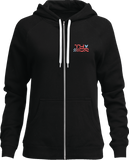 THOR Women's Vantage Zip-Up Hoodie, Black, XL, Part Number 3051-1256