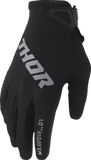 THOR Youth Ridemode Static Gloves, Black, Large – Part Number 3332-1925