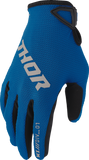 THOR Youth Ridemode Static Gloves Blue XS 3332-1930
