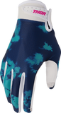 THOR Launchmode Bleach Gloves White/Aqua XL 3330-8329