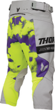 THOR Youth Launchmode Bleach Pants Gray/Acid, US 26, Part Number 2903-2619