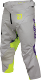 THOR Youth Launchmode Bleach Pants Gray/Acid, US 28, Part Number 2903-2620