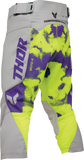 THOR Youth Launchmode Bleach Pants Gray/Acid, US 28, Part Number 2903-2620