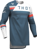 THOR Sportmode League Jersey Blue/White, Medium – Part Number 2910-8359