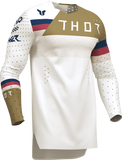 THOR Sportmode League Jersey White/Copper, Large, Part Number 2910-8366