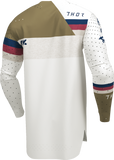THOR Sportmode League Jersey White/Copper, Large, Part Number 2910-8366
