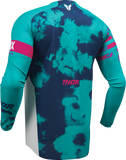 THOR Launchmode Bleach Jersey White/Aqua Large 2910-8408