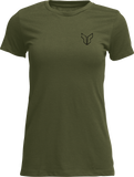 THOR Women's Patched Up T-Shirt Military Green Medium, Part Number 3031-4335