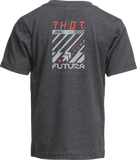 THOR Youth Futura T-Shirt, Charcoal, Small, Part Number 3032-3887