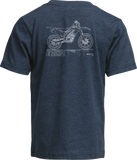 THOR Youth Blueprint T-Shirt, Navy, Small – Part Number 3032-3872