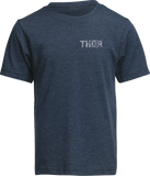 THOR Youth Blueprint T-Shirt, Navy, Medium – Part Number 3032-3873