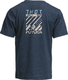 THOR Youth Futura T-Shirt, Navy, Extra Small, Part Number 3032-3891