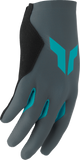 THOR Women's Sportmode Iconic Gloves Gray/Aqua Small 3331-0280