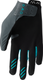 THOR Women's Sportmode Iconic Gloves Gray/Aqua Medium 3331-0281