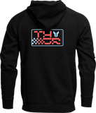 THOR Vantage Zip-Up Hoodie Black Small 3050-7227