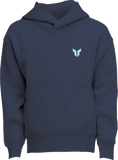 THOR Youth Futura Pullover Hoodie, Navy, Medium – Part Number 3052-0715