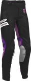 THOR Women's Launchmode Bleach Pants Black/Orchid, US 5/6, Part Number 2902-0426