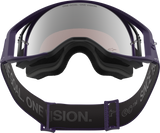 Alpinestars Goggles Supertech Hunta 96 XXV - Purple/White with Silver Mirror Lens, Part 5101226-3168
