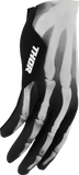 THOR Sportmode X-RAY Gloves, Black/White, Extra Small, Part Number 3330-8289