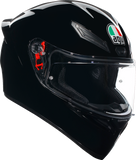 AGV K1 S Helmet Black Large, Part Number 2118394018027L
