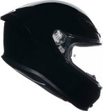 AGV K6 S Motorcycle Helmet Black Large - Part Number 2118395016009L
