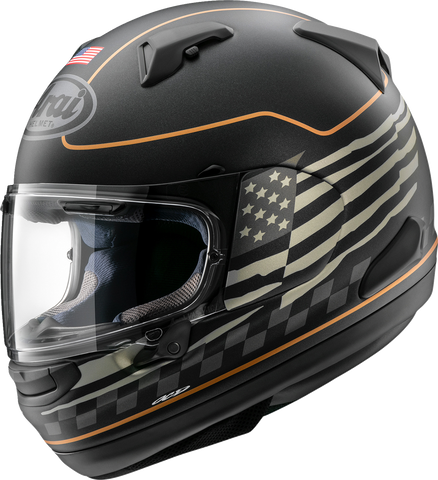 ARAI HELMETS Signet-X US Flag Helmet - Black Frost, Large (Part No. 0101-18520)
