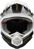 MOOSE OFFROAD XL MR3 Helmet, F.A.F. White/Black/Gold, 0110-8931