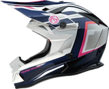 MOOSE OFFROAD 2XL MR3 Helmet F.A.F. White/Navy/Pink 0110-8952