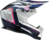 MOOSE OFFROAD 2XL MR3 Helmet F.A.F. White/Navy/Pink 0110-8952