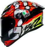 AGV K6 S Bezzecchi 2024 Motorcycle Helmet, 2XL - Part Number 2118395016-027-XXL