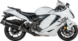 AKRAPOVIC Slip-On Line Mufflers for Suzuki GSX-1300R Hayabusa - Titanium Black, Part S-S13SO4-HRAATBL/1