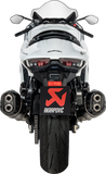 AKRAPOVIC Slip-On Line Mufflers for Suzuki GSX-1300R Hayabusa - Titanium Black, Part S-S13SO4-HRAATBL/1