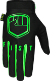 FIST Handwear Youth Strapped Stocker Gloves, Fluoro Green, X-Small, Ages 8–14, Part Number F-GSY-01129-XS