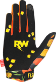 FIST Handwear Lil Fists Strapped R-Willy Red Label Mango Madness Gloves, Large, Ages 2-8, Part F-GLF-01521-L