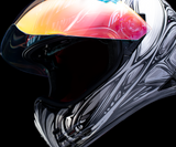 ICON Domain™ Nouveau Helmet, Silver, Large – Part Number 0101-18526