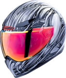 ICON Domain Nouveau Silver Helmet, 2XL – Part Number 0101-18528