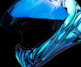 ICON Domain Nouveau Motorcycle Helmet, Blue, 2XL, Part Number 0101-18535