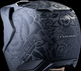 ICON Elsinore Darkgard Motorcycle Helmet, Black, XL – Part Number 0101-18342