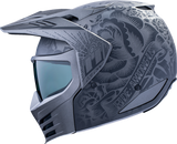 ICON Elsinore Darkgard Motorcycle Helmet, Black, Medium – Part Number 0101-18340