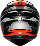 AGV K1 S Fastlap Motorcycle Helmet Black/Gray/Red, Small - Part 2118394018064S